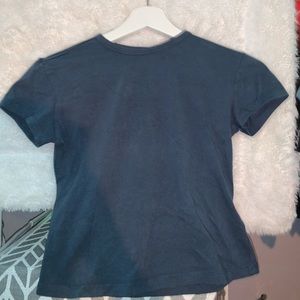 ardene’s blue tight short sleeve top